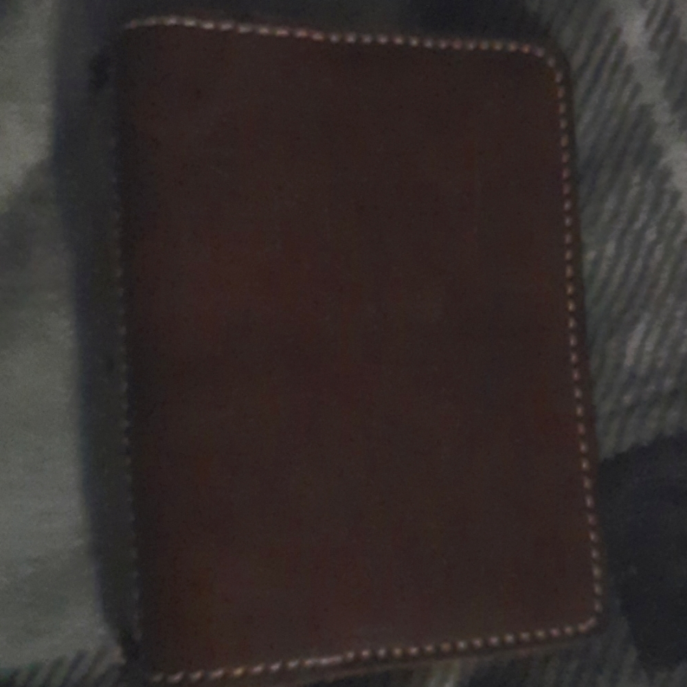 Speckled fawn Leather Travelers Journal.  Passport size.